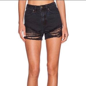 Neuw black denim shorts Lola